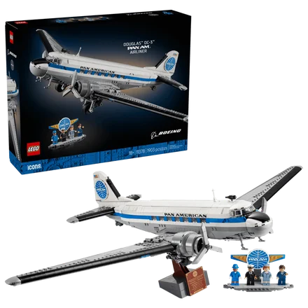 Ícones LEGO: Avião Douglas DC-3 PAN AM