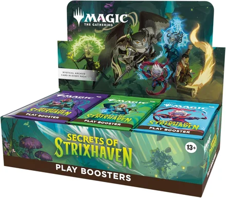 Magic: The Gathering Secrets of Strixhaven - Play Booster Box (30 pacotes)