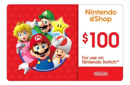 Vale-presente Nintendo eShop de US$ 100