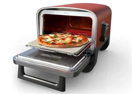 Forno de pizza externo Ninja Woodfire, forno torrador elétrico portátil 8 em 1 e defumador