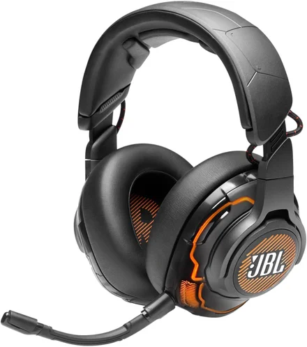 JBL Quantum One - headset profissional para jogos over-ear com fio USB e rastreamento de cabeça