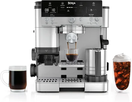 Máquina de café expresso 3 em 1 Ninja Luxe Café Premier, café gota a gota e fermentação rápida e fria