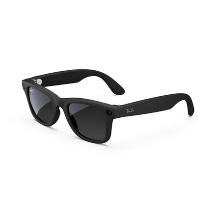 Ray-Ban Meta (Geração 1), Wayfarer, Preto Mate