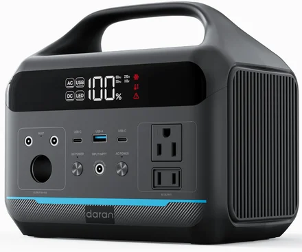 Estação de energia portátil Daran 90.000mAh (288Wh) 600W LiFePO4
