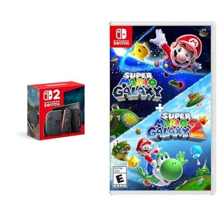 Nintendo Switch 2 - Pacote Super Mario Galaxy 1+2