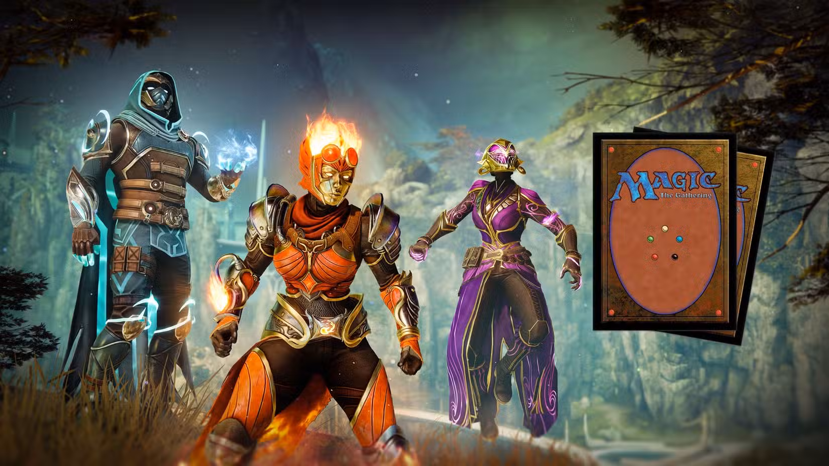 skins crossover de destino 2 mtg