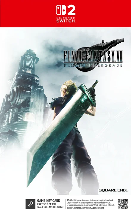 FINAL FANTASY VII REMAKE INTERGRADE (cartão Game-Key) para Nintendo Switch 2