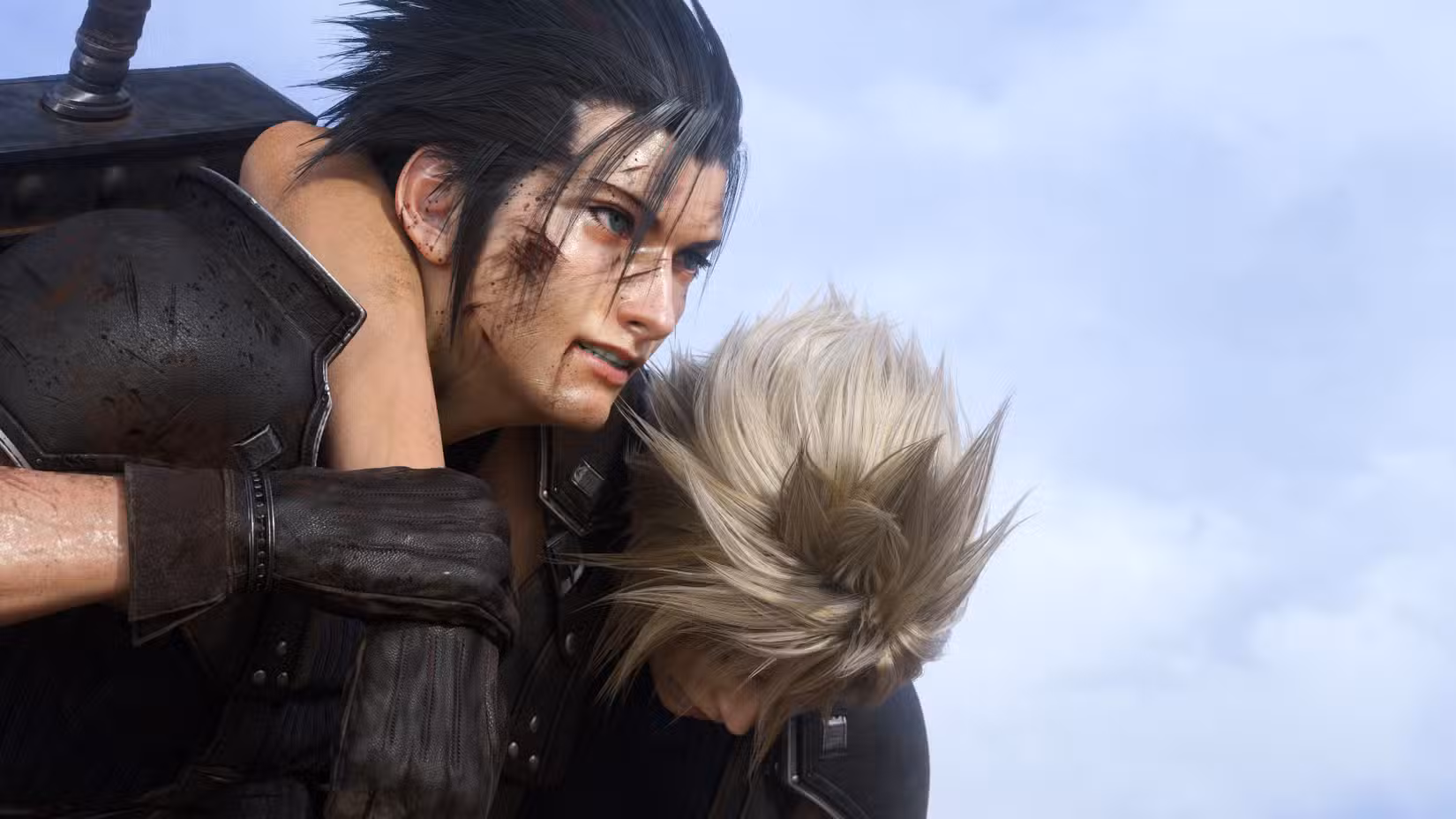 ff7 renascimento zack e nuvem