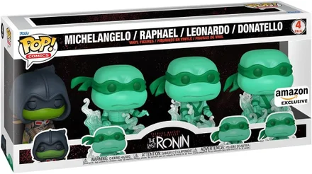Funko Pop! Quadrinhos: Teenage Mutant Ninja Turtles (TMNT) The Last Ronin- Michelangelo - Brothers, 4-Pack