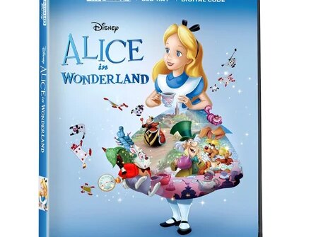Alice no País das Maravilhas da Disney está lançando seu primeiro lançamento em Blu-ray 4K