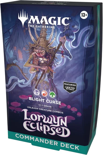 Magic: the Gathering Lorwyn Eclipsed - Deck do Comandante | Maldição da Praga