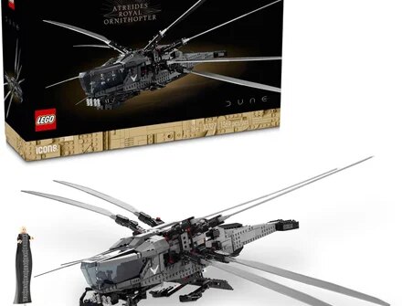 Economize $ 33 no conjunto LEGO Icons Dune Atreides Royal Ornithopter na Amazon