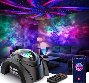Economize 50% no projetor Star Field Galaxy de lente dupla da Rossetta e na máquina de ruído branco