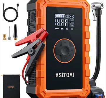 Economize 60% no AstroAI Car Jump Starter e no compressor de ar, não mais apenas para membros Amazon Prime