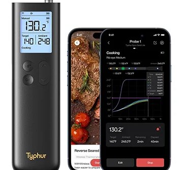 Economize 60% no termômetro de carne sem fio Typhur Sync Gold para o Dia das Mães, agora por apenas US $ 25