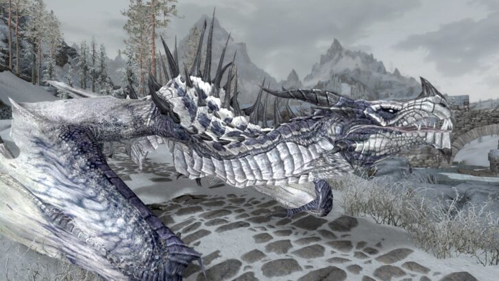 Este mod Skyrim permite que você enfrente dragões no mercado de ideias... Letalmente