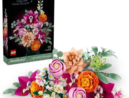 O buquê de flores LEGO Pretty Pink atinge o preço mais baixo de todos os tempos na Amazon