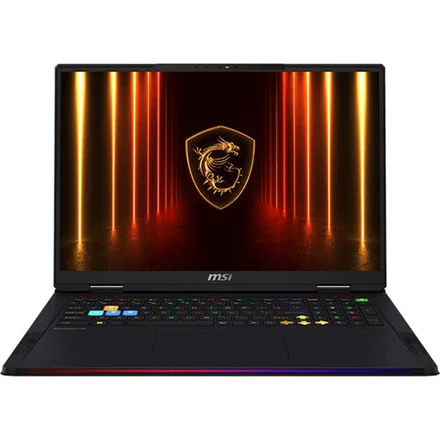 MSI Raider 18" Laptop para jogos 4K + AMD Ryzen 9 9955HX3D RTX 5080 (32 GB / 2 TB)