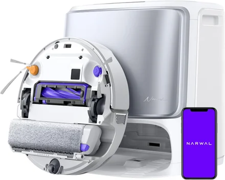 Combinação de aspirador e esfregão NARWAL Flow Robot