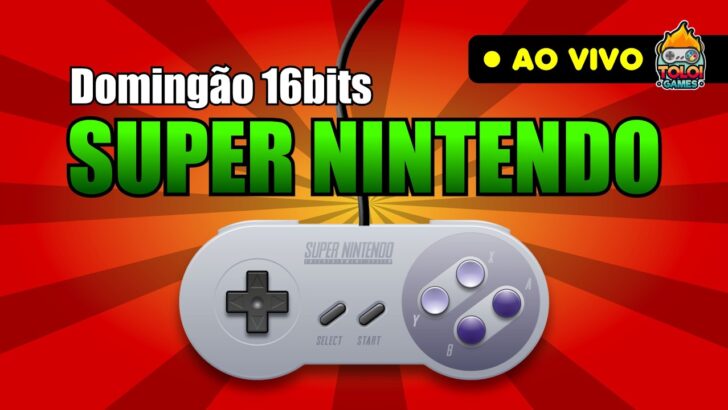 Domingão 16bits com Super Nintendo