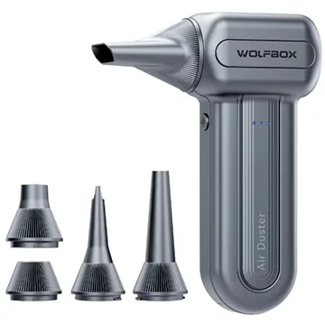 Espanador de ar elétrico sem fio Wolfbox Megaflow 60 (72,4 m/s)