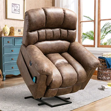 Latitude Run 41.3'' Extra Large Power Lift Recliner and Massage Chair