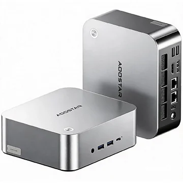 Aoostar AMD Ryzen 7 Pro 6850H Mini PC with 24GB of RAM (No SSD)