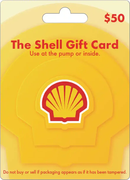 Shell Oil - vale-presente de $ 50