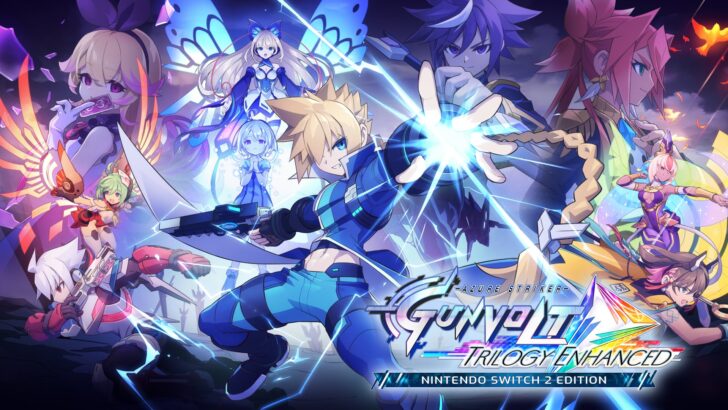 Inti Creates anuncia Azure Striker Gunvolt Trilogy Enhanced para Switch 2 com novo modo história em 2026