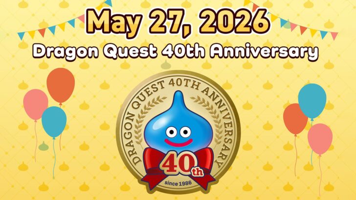 Square Enix anuncia transmissão especial de 10 minutos para celebrar 40 anos de Dragon Quest
