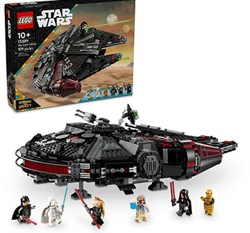 Darth Jar Jar e a nave estelar LEGO Star Wars Dark Falcon caem para o preço mais baixo do ano