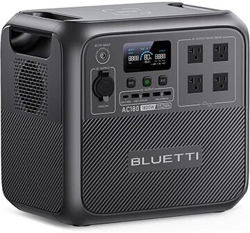 Economize 20% na central elétrica Bluetti AC180 1.152Wh 1.800W LiFePO4