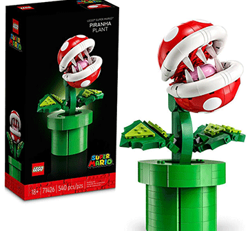 Economize 30% na planta LEGO Super Mario Piranha 71426, agora por apenas $ 41,99 para o Dia das Mães