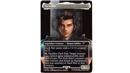 Zack Fair Magic: The Gathering Card
