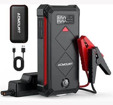 O Acmount P100 5.000A 12V Cordless Car Jump Starter cai para US $ 29,99