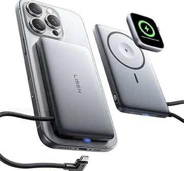 O banco de energia MagSafe Lisen 10.000 mAh de US $ 23 pode carregar seu iPhone e Apple Watch
