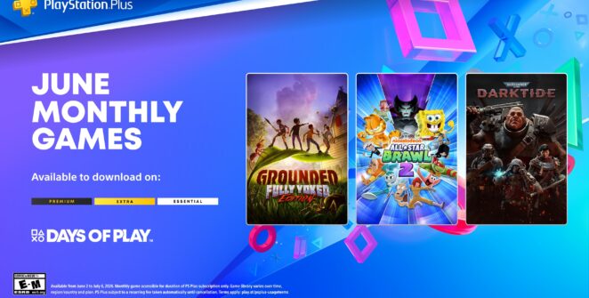 PlayStation Plus de junho de 2026 traz Grounded, Nickelodeon All Star Brawl 2 e Warhammer 40.000: Darktide; EA Sports FC 26 fica até dia 16
