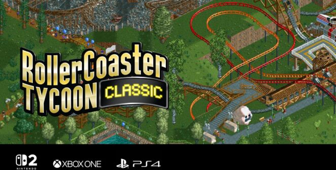 RollerCoaster Tycoon Classic chega ao Switch 2, PS4 e Xbox One com preços e novidades
