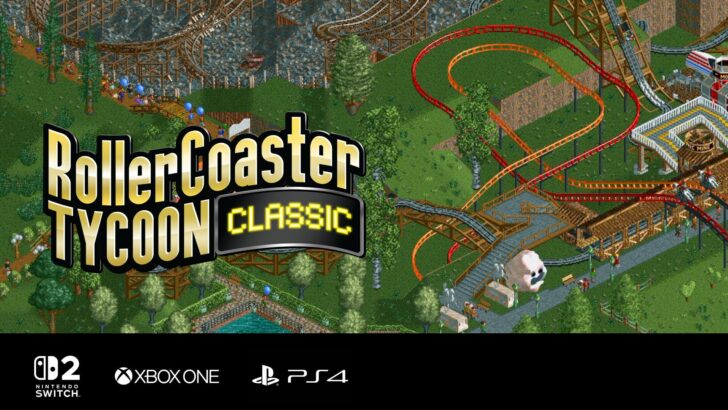 RollerCoaster Tycoon Classic chega ao Switch 2, PS4 e Xbox One com preços e novidades