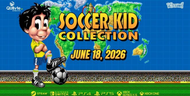 QUByte Classics Soccer Kid Collection chega em 18 de junho com versões de SNES e MS-DOS