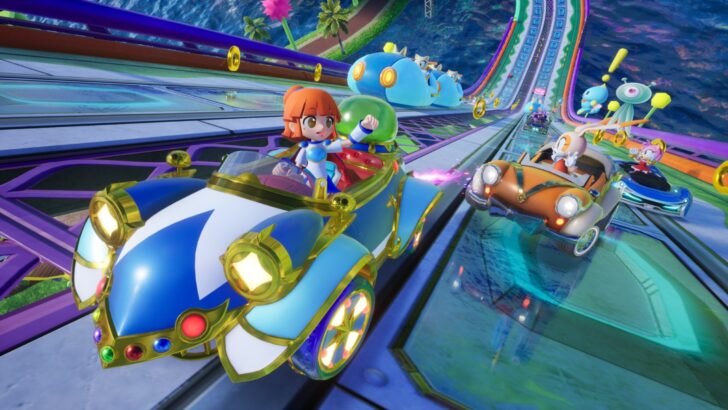 Atualização de Sonic Racing: CrossWorlds com conteúdo de Puyo Puyo chega em 27 de maio