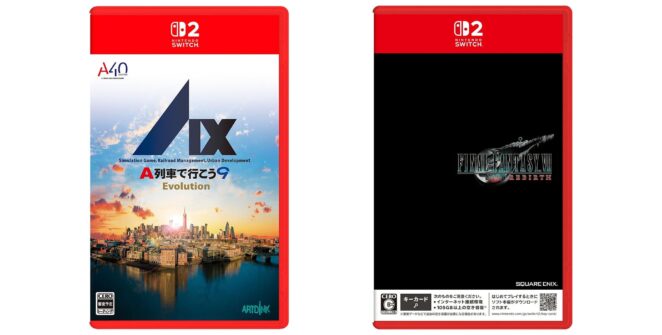 A-Train9 Evolution e Final Fantasy VII Rebirth lideram lançamentos de games no Japão nesta semana