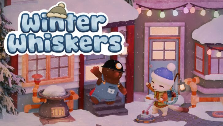 Winter Whiskers: simulador relaxante de aspirar neve chega ao PC em 2026