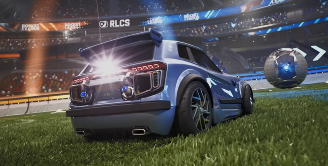 Rocket League ganha prévia rodando na Unreal Engine 6; Epic mostra novo logotipo roxo
