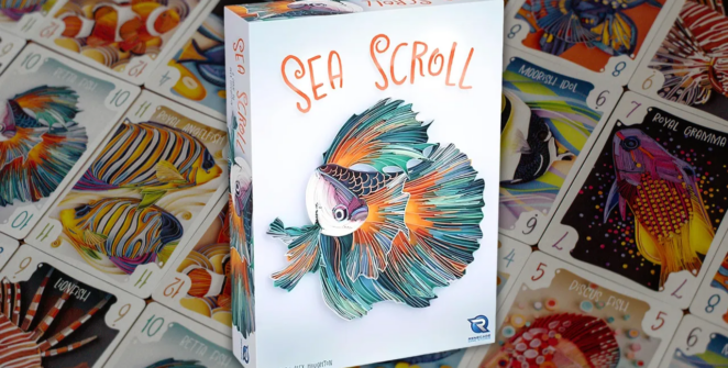 Sea Scroll: jogo de cartas subverte fórmula de Flip 7 com coleta de peixes e pontuação que pode punir quem não lidera