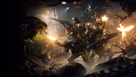 Key art for Aliens: Fireteam Elite 2
