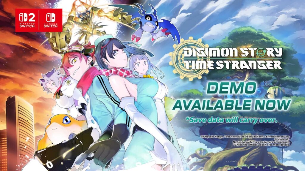 Demo de Digimon Story: Time Stranger já está disponível para Switch 2 e Switch