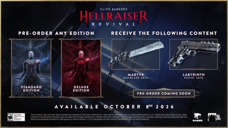 Clive Barkers Hellraiser: Revival chega em 8 de outubro para PS5, Xbox Series e PC