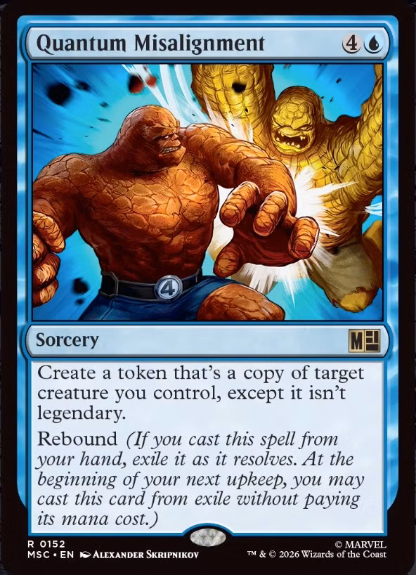 quantum misalignment marvel mtg