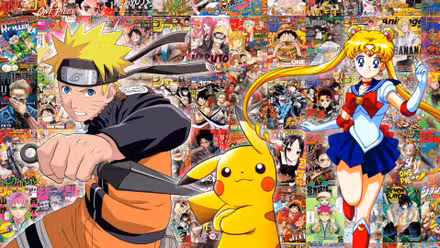 shonen like Naruo, shojo like Sailor Moon, and kodomomuke like Pokemon